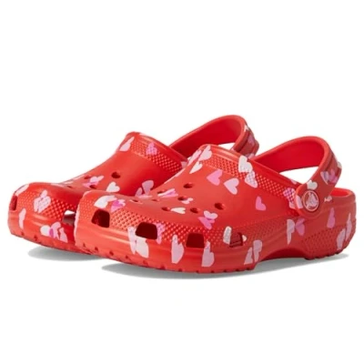 Immagine di Crocs Classic VDay Clog K, Zoccoli Unisex Bambini e Ragazzi, Cherry Red, 30/31 EU