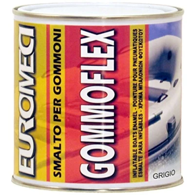 Immagine di Euromeci Gommoflex, Smalto per Gommoni, Grigio, 750 ml