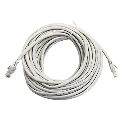 Immagine di Vetrineinrete® Cavo Rete LAN ethernet RJ45 Cat 5e utp prolunga da 1,5 3 5 10 15 E 20 Metri cablato categoria CAT5 (15 mt) G3