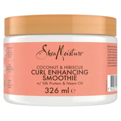 Immagine di Sheamoisture SHEA Moisture Coconut AND Hibiscus CURL Enhancing Smoothie Trattamenti capelli, Taglia: 326 ml,