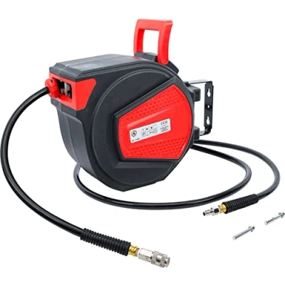 Immagine di BGS Diy 71048 Tubo dell&#039;aria compressa con avvolgitore Automatico 12 m + 2