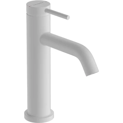 Immagine di hansgrohe Tecturis S Rubinetto per Lavabo Senza Scarico, Miscelatore Risparmio Idrico (Ecosmart) con Altezza Bocca 110 Mm, Bianco Opaco