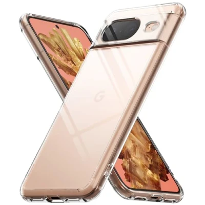 Immagine di Ringke Fusion Compatibile con Cover Pixel 8, Calza Perfetta, Custodia Trasparente e Antiurto Protettiva Robusta Ottima Grip Clear