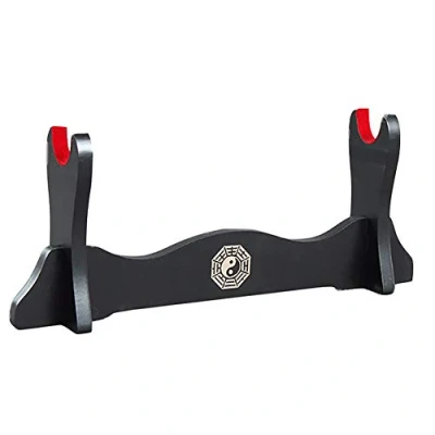 Immagine di Z fiber Supporto per Spada Katana Imbottito in Velluto Giapponese espositore Porta Samurai Tutto Spada,1 Tier