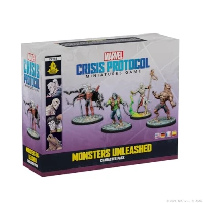 Immagine di Atomic Mass Games Marvel: Crisis Protocol Tomb of Dracula Character Pack Aggiungi leggende soprannaturali alla tua squadra! Gioco di supereroi da tavolo, età 14+, 2 giocatori, 90 minuti gioco,