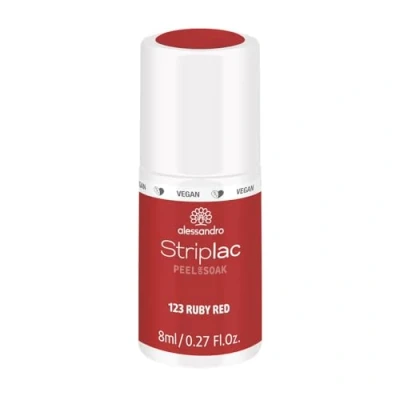 Immagine di Alessandro Striplac Peel Or Soak 123 Ruby Red 8 ml
