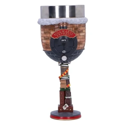 Immagine di Nemesis Now Harry Potter Platform 9 3/4 Calice 18,7 cm, resina, prodotto ufficiale Potter, piattaforma 3/4, bicchieri Hogwarts Express, in resina pregiata, accuratamente dipinto a mano
