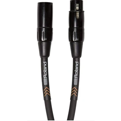 Immagine di Cavo Bilanciato per Microfono Roland Black Series, 7.5M/25Ft. Rmc B25, Nero
