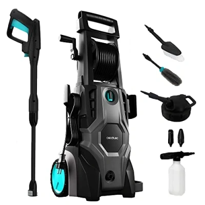 Immagine di Cecotec Idropulitrice ad alta pressione HydroBoost 2400 AdvanceClean W, Casa, Giardino o Auto, Portata max 480 l/h, 180 bar di massima, pompa in alluminio, raggio d&#039;azione 14m