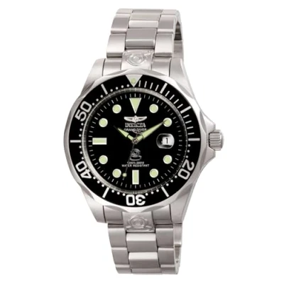 Immagine di Invicta Grand Diver Orologio da uomo in acciaio inossidabile con movimento automatico 47 mm, Argento / Nero