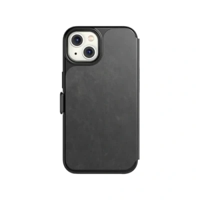 Immagine di tech21 Evo Wallet per iPhone 13 Custodia a portafoglio con spazio due carte di credito e protezione multi goccia da 3,7 m, nero