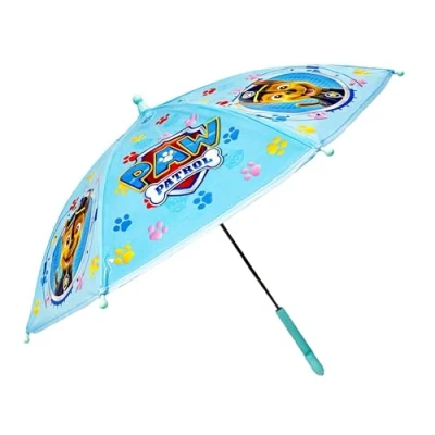Immagine di SRV Hub ombrello per bambini in PVC ragazze e ragazzi, antivento, 8 pannelli con personaggi dei cartoni animati, classico, Brolly dai 3 anni su, trasparente, Peppa