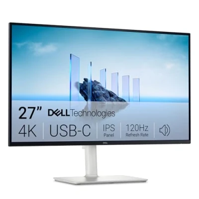 Immagine di Dell 27 Plus USB C Monitor S2725QC, 4K UHD (3840x2160), 120Hz, IPS, 4ms, AMD FreeSync Premium, 99% sRGB, Regolabile in Altezza, Altoparlanti integrati, 2 C, HDMI, 3 Anni di Garanzia