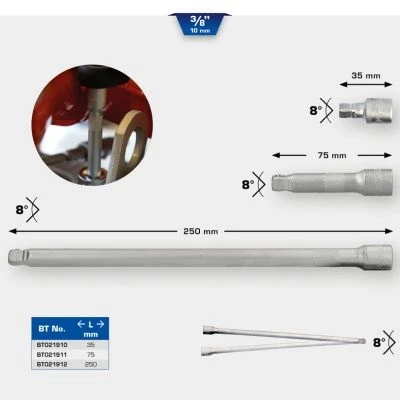 Immagine di KS TOOLS BT021910 Prolunga, Chiave a bussola 35 10 (3/8&quot;)