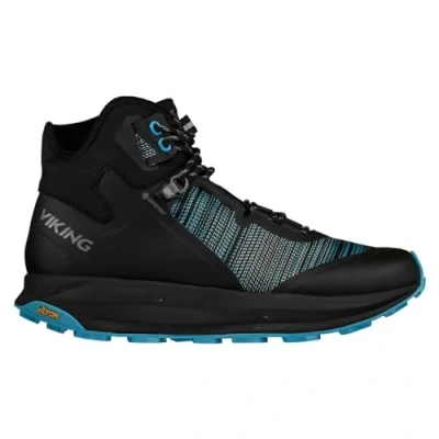 Immagine di Viking Ce​r​r​a​ Sp​e​e​d​ Mi​d​ GTX, Scarpe da Passeggio Unisex Adulto, Multicolore (Black/Aqua), 45 EU