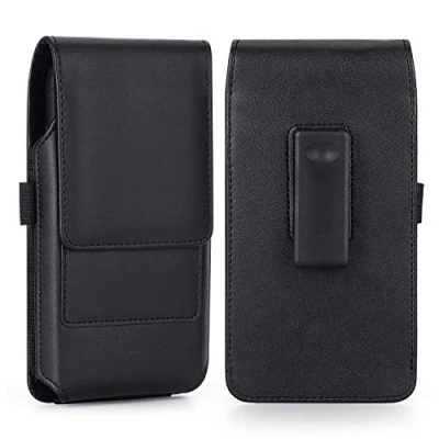 Immagine di BECPLT iPhone 12 PRO 11 XS Belt Clip Case, Galaxy S20 Custodia Holster Fondina Porta Cellulare Cover per Apple X Samsung S10 S9 S8 S7 Edge Huawei P20 Lite,Mi A2 Lite (Nero)