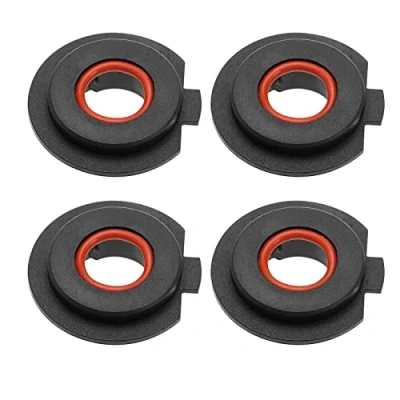 Immagine di SG Store 4 Pezzi Auto H7 LED Faro Lampadina Base Supporto Adattatore Presa Fermo Componenti Di Ricambio Plastica Nera Dimensione Foro 15 mm