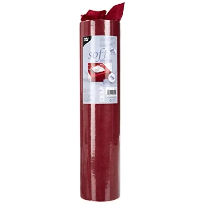 Immagine di Papstar, Runner in tessuto non &quot;soft selection&quot;, 24 m x 40 cm, bordeaux su rotolo, #84323