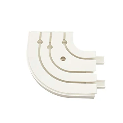 Immagine di Gardinia Binario ad Arco GE3 con Terminale, per Binari Tende, Bianco, 13,5/13,5 cm, 2 Unità