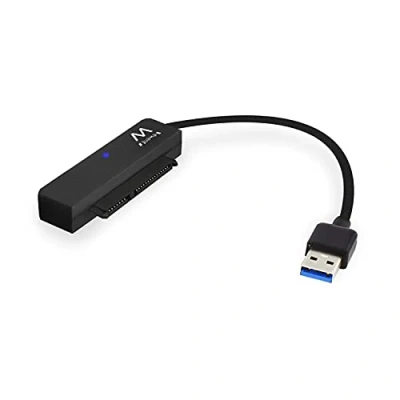 Immagine di Ewent EW7017 Adattatore da USB 3.0 a HD e SSD/SATA 2.5 Pollici, Supporto UASP SATA III, Nero