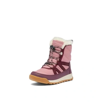 Immagine di Sorel Youth Whitney II PLUS LACE WP Unisex Stivali con i lacci per bambini, Taglia: 34, Dazed mauve/epic plum Tessuto / sintetico