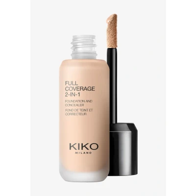 Immagine di KIKO Milano FULL Coverage 2 IN 1 Foundation AND Concealer Correttore, Donna, Taglia: 25 ml, Neutral