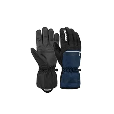 Immagine di Reusch Guanti da sci uomo Snow King garantiti, antivento e extra traspiranti, in softshell, 6,5