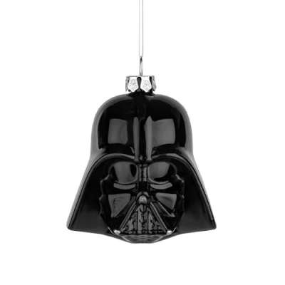 Immagine di Hallmark ornamento in vetro a forma di Darth Vader, decorazione per albero Star Wars, da appendere vetro, natalizio appendere, regali Natale