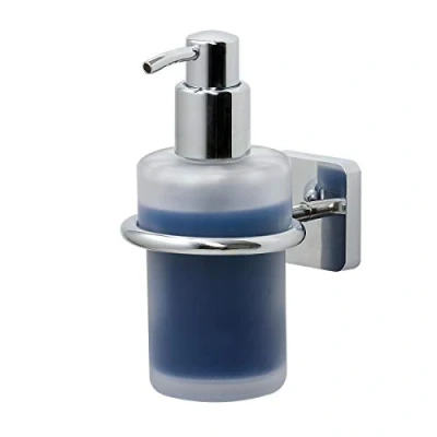 Immagine di Tiger Onu Dispenser per Sapone Liquido, Acciaio Inox, Vetro, Cromato, 7,7 x 15 11 cm
