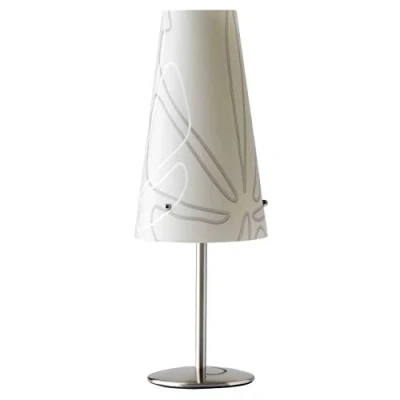 Immagine di lampada BRILLIANT Isi da tavolo grigia 1x C35, E14, 40W, adatto per lampade a candela (non incluse) Scala ++ E Con interruttore cavo