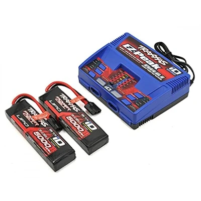 Immagine di Traxxas Dual EZ Peak Plus Caricabatterie multifunzione per modellismo 100 V, 230 V 8 A Incl. 2 batterie LiPo