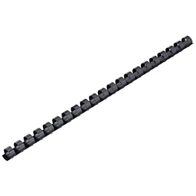 Immagine di LEITZ COMB dorsi ad anelli in plastica 16mm capacità 145 fg Nero 10972