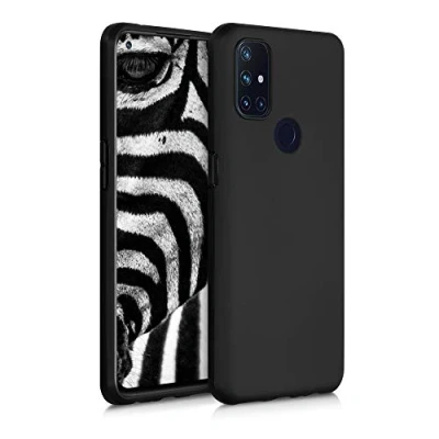 Immagine di kwmobile Custodia Compatibile con OnePlus Nord N10 5G Cover Back Case per Smartphone in Silicone TPU Protezione Gommata nero matt