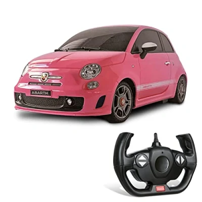Immagine di Mondo Motors, ABARTH 500 PINK EDITION, Modello in Scala 1: 14, fino a 10 km/h di Velocità, Auto Giocattolo per Bambini 63026