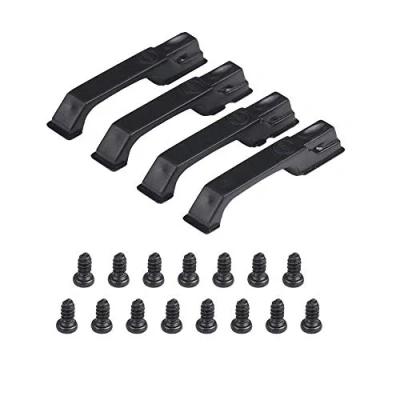 Immagine di Dilwe Maniglie per Porte RC, 4 Pezzi di Simulazione in Plastica D90 Axial SCX10 1/10 Auto RC