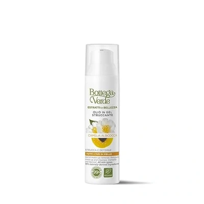 Immagine di Bottega Verde Estratti di bellezza Olio in gel struccante Camelia Albicocca strucca e deterge (75 ml) tutti i tipi pelle