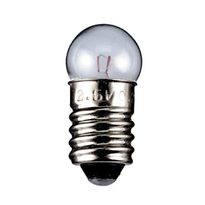 Immagine di Goobay Lampadina Torch Lamp Globular attacco E10 0,3W 6V (DC) 50mA H24mm
