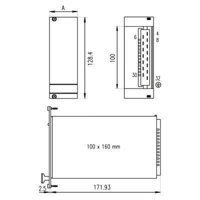 Immagine di Schroff 21005473 Piastra frontale 1 pz.