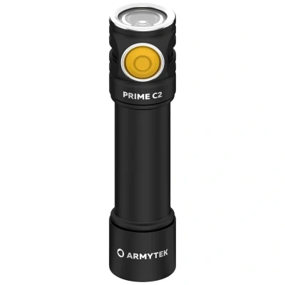 Immagine di ArmyTek Prime C2 Magnet USB White LED (monocolore) Torcia tascabile con clip per cintura, fondina a batteria ricaricabile 930 lm 105 g