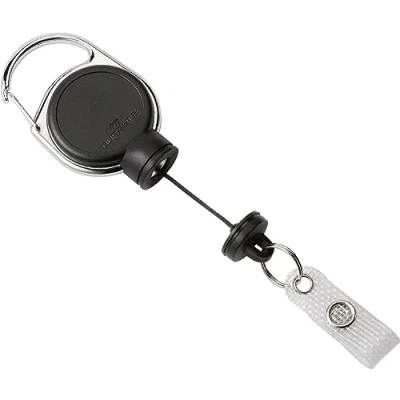 Immagine di Durable 832901 Chiocciola Yo per portabadge fascetta con bottone 1 pz.