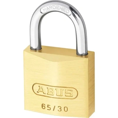 Immagine di ABUS Lucchetto ottone 65/30 corpo della serratura in massiccio grillo acciaio temprato livello di sicurezza 4