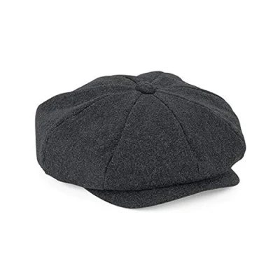 Immagine di Beechfield B629 Melton Wool Baker Boy cap Size L/XL