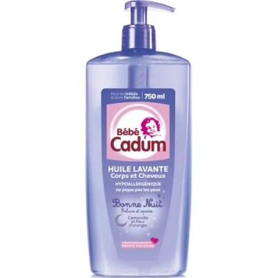 Immagine di Cadum lenitivo, delicato, ipoallergenico, detergente, nutriente per il corpo e i capelli (confezione da 1)