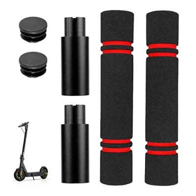 Immagine di Fututech manubrio di estensione in alluminio per Segway Ninebot F30 Max G30 Custodia scooter elettrico, accessori ricambio (nero)