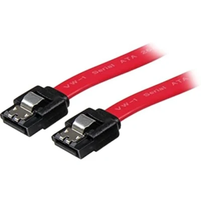 Immagine di StarTech.com LSATA8 Cavo SATA a Latching, F/F, 20 cm, Rosso