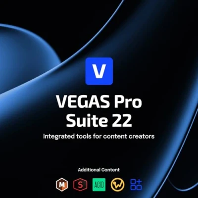 Immagine di VEGAS Pro suite 22 La all in one per video, audio e post produzione software di editing video Windows 10/11 PC 1 licenza