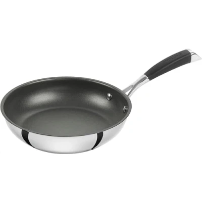 Immagine di Zwilling CORNELIA POLETTO BY Padella, 20 cm, con rivestimento antiaderente a 4 strati particelle di diamante, acciaio inox 18/10, per tutti i piani cottura, incl. induzione, colore: argento/nero