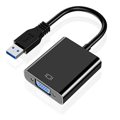 Immagine di Adattatore USB a VGA per Monitor, convertitore 3.0/2.0 1080P Multi Display Cavo Video Laptop Desktop PC Proiettore, TV (Non supporta Chromebook)