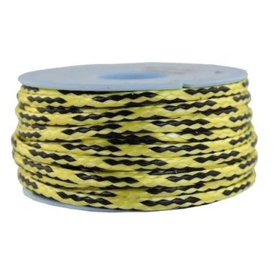Immagine di Dyneema Corda intrecciata Dyneema, diametro 3 mm, 15 m, colore: Giallo/Nero