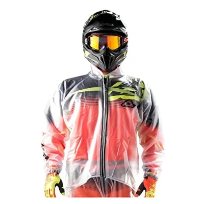 Immagine di Acerbis 1499825 Clear Rain 3.0 Pioggia Giacca e Mantella, Trasparente, S/M